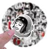 120Pcs Tomie Stickers Cool Junji Ito Manga Stickers, Vinyl Waterproof Terrifying Halloween Sticker for Laptop, Guitar, Water Bottle, Birthday Gifts for Girls, Kids, Teens (Tomie) view 2