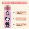 120Pcs Tomie Stickers Cool Junji Ito Manga Stickers, Vinyl Waterproof Terrifying Halloween Sticker for Laptop, Guitar, Water Bottle, Birthday Gifts for Girls, Kids, Teens (Tomie) view 4