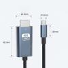 YWZBQL Wen ST 2M USB to HDMI-Compatible HDMI 2.0 4K@60Hz/30@Hz Cable Tablet PC to HDTV M>oni>tor Projector(4K60Hz) view 2