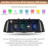 10.25 Inch Touchscreen Wireless CarPlay Android Auto for BMW 5 Series F10 F11 2012-2017 with NBT System Car Audio Receiver Support Mirrorlink view 3
