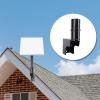 Internet Kit Satellite Ceiling Stainless Steel Mount Stainless Steel Rectangular Dish Wall Mounting Bracket for Outside Water Installation view 2