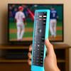Case Cover for VIZIO XRT136 / XRT140 Smart TV Remote Control Silicone Skin Sleeve with Lanyard Glow in The Dark Blue view 2