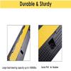 1 Channel Traffic Hose Wire Cover Rubber Black Base with Yellow Lid, Cable Protector(W22cm/9.7in) view 4
