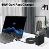 65W USB C Charger Compatible with Lenovo Thinkpad/Yoga/Chromebook/IdeaPad, Mac Book Pro, Huawei Matebook, Dell Latitude, HP Spectre, Acer Chromebook, Asus Zenbook Laptop Type C Power Supply Adapter view 2