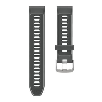 18/20/22mm Silicone Watch Band fit for Garmin Forerunner 570 47mm/42mm/970/245/255/265/Venu 2/3(Black,18mm universal)