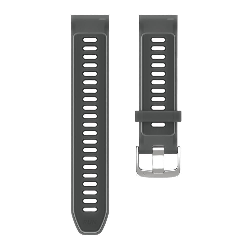 18/20/22mm Silicone Watch Band fit for Garmin Forerunner 570 47mm/42mm/970/245/255/265/Venu 2/3(Black,18mm universal)