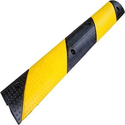 1 Channel Hose Rubber Cable Floor Cover, Rubber Cable Protector, Wire Cord Ramp Traffic Speed Bumps Driveway Hose Cable Ramp Protective Cover(A)