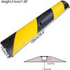 1 Channel Hose Rubber Cable Floor Cover, Rubber Cable Protector, Wire Cord Ramp Traffic Speed Bumps Driveway Hose Cable Ramp Protective Cover(A) view 2