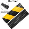 1 Channel Hose Rubber Cable Floor Cover, Rubber Cable Protector, Wire Cord Ramp Traffic Speed Bumps Driveway Hose Cable Ramp Protective Cover(A) view 4