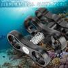 Aluminum Alloy Mini Butterfly Ball Clip Diving Lights Clamp Adapter Mount for SJ CAM Underwater Photography Accessories Black 6.2x6.3cm view 3