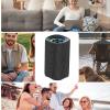FAUOSWUK Portable BT Speaker, IPX4 20W Clear Sound BT 5.3 RGB Light with Memory Card AUX USB Wireless Stereo for Home Outdoor Party Beach Shower view 3