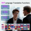 AI Translation Smart Glasses with Chat GPT for Men and Women, Bluetooth Sunglasses with Translator 164 Languages and Color-Change Lens, Music Playback & Hands-Free Calls, UV & Blue Light Protection view 2