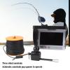 Wisoqu 5MP Underwater Fish Finder Camera, 1080P 195 Wide Angle 4.3 inch Underwater Fishing Camera with Long 164ft Cable, 8-10H Working Time, Night Mode view 2