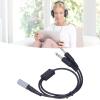 Aviation Headset Adapter, Portable Durable Cable with High Density Sponge, GA 2 Plug, 22.8 Inch Length - Rugged Shielded Wire, Compact Travel Friendly for Fixed Wing Aircraft view 2