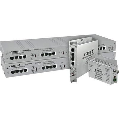 CLFE1EOC 1-Channel Ethernet Over Coaxial Cable with Pass-Through PoE