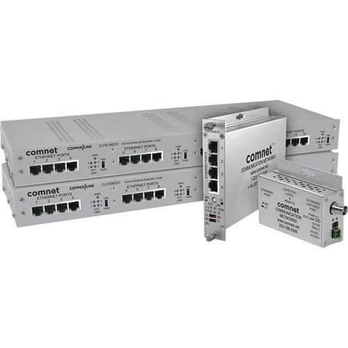 CLFE1EOC 1-Channel Ethernet Over Coaxial Cable with Pass-Through PoE