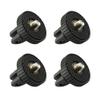 BritBolt 360 Rotating 1/4 Inch Screw Tripod Mount Adapter Compatible with Camera Accessories Compatible with Go Pro 12 11 10 9 8 X5 X X2 X3 X4 and Similar Action Cameras(4 PCS Plastics) view 1