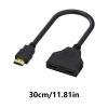 HDTV Splitter 1 to 2 Output for Double Monitors 1 in 2 Out 1080P Video for Computers and Gaming Systems Splitter Cable view 4