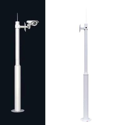 PA-DABAOO Security Camera Mounting Extender Pole with Bracket,Universal Vertical Pole for Security System,Outdoor Surveillance Camera Pole Set,Expand Monitoring Scope,A 3m/9.84ft