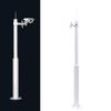 PA-DABAOO Security Camera Mounting Extender Pole with Bracket,Universal Vertical Pole for Security System,Outdoor Surveillance Camera Pole Set,Expand Monitoring Scope,A 3m/9.84ft view 1