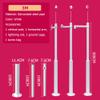 PA-DABAOO Security Camera Mounting Extender Pole with Bracket,Universal Vertical Pole for Security System,Outdoor Surveillance Camera Pole Set,Expand Monitoring Scope,A 3m/9.84ft view 2