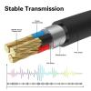 3.5mm Stereo Cable Auxiliary Adapter Cord Compatible for MP3 Players Laptops and Amplifiers 30cm Gold Plate Connectors view 3