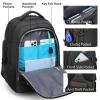 DUSLANG Anti-Theft Laptop Backpack, Black, 15.6-14-13 Inch Laptop Sleeve, USB Charging Port and Black TSA Lock view 3