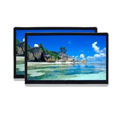 13.3"/14'Headrest Monitor Display IPS Tablet Touch Screen Dual HMDI for Car Rear Seat Player Video Music FM BT (14 Inch 8g)