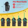 Zeadio Versatile Two-Way Radio Pouch Holster with Detachable Walkie Talkie Strap - Durable Radio Pouch and Holder for Outdoor Activities (ZNC-J, Pack of 2) view 2
