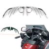 Cnkaka036 Motorbike Chrome Front Speaker Outer Cover Trim for HONDA Goldwing GL1800 2016-2017 (Except F6B) view 3