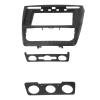 Car Dashboard Trim Kit | ABS Radio Bezel Panel Frame with 2 AC Accessories | Smooth Fit for Auto Interior Modification/Stereo Installation view 2
