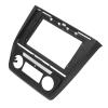 Car Dashboard Trim Kit | ABS Radio Bezel Panel Frame with 2 AC Accessories | Smooth Fit for Auto Interior Modification/Stereo Installation view 3
