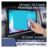 13.3/14" Car Headrest Monitor Display IPS 2G+32G/4G+64G/8G+128G Touch Screen for Car Rear Seat Player Dual HDMI Music (14 Inch 2g) view 2