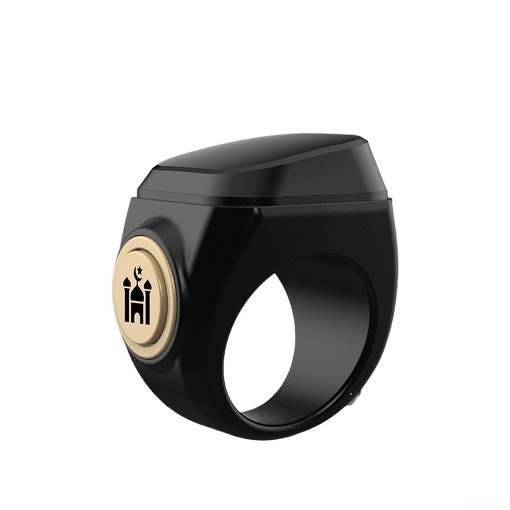 Smart Zikr-Ring, Rechargeable Electronic Digital Tasbih Counter Rings, Waterproof, 3 Sizes Finger Counter for Muslims, Prayer, Reminder(20mm Rose Gold)