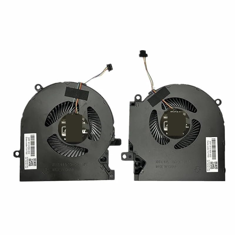12V CPU GPU Cooling Fan for HP OMEN 15-EK TPN-Q236 Fans Cooler Radiator M04216-001 ND8CC02-19j22 19j23 M04215-001 ND8CC03-19C23(CPU Fan)