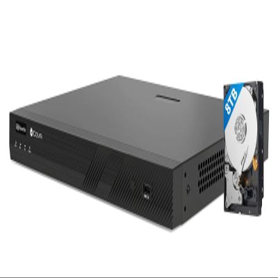 4COVR 4K 32 Channel H.265 Network Video Recorder with 8TB HDD for Commercial, NVR Work with 12MP/4MP/5MP/6MP/8MP PoE IP Cameras, 2 SATA Ports Up to 16TB, Remote Access 24/7 Recording, LY-NVR32-8T
