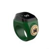 Smart Zikr-Ring, Rechargeable Electronic Digital Tasbih Counter Rings, Waterproof, 3 Sizes Finger Counter for Muslims, Prayer, Reminder(18mm Green) view 1