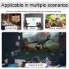 84-180inch Projector Screen with Stand, Portable Projection Movie Screen 16:9 4K for Indoor Outdoor Home Theater Backyard Cinema, with Carry Bag(150inch(16:9)) view 2