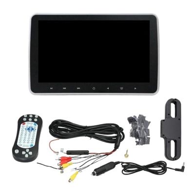 10.1 Inch Car Video Players DVD Player Portable MP5 LCD Screen HDMI Headrest Touch Button Rear Seat Display Video Players (2 DVD Player Monitor)