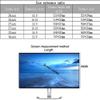 WSDAV Privacy Screen Anti Peeping Film 24-34 inch Computer Privacy Screen Protector Film for 16:9 16:10 21:9 Aspect Ratio HDTVs Desktop PC LED Monitor,24in 16:10 view 2