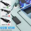 65W USB-C Charger Fit for HP OmniBook Chromebook EliteBook Pavilion Laptop view 3