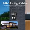 dzcctvipc 2K Dual-Lens WiFi Home Security Camera, Indoor/Outdoor Use, 360 Motion Tracking, Color Night Vision, IP65 Weatherproof, Two-Way Talk, Smart Camera, Works with Alexa & Google (No SD Card) view 4