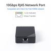 ANQUORA Thunderbolt 10Gb Ethernet Adapter for MacBook/Mac Mini, Compatible with Thunderbolt 3/4 or USB4 Ports, High-Speed RJ45 Port Supports 10Gb/s, 5Gb/s, 2.5Gb/s, 1Gb/s and 100Mb/s Base-T (ANQ-E021) view 2