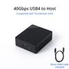 ANQUORA Thunderbolt 10Gb Ethernet Adapter for MacBook/Mac Mini, Compatible with Thunderbolt 3/4 or USB4 Ports, High-Speed RJ45 Port Supports 10Gb/s, 5Gb/s, 2.5Gb/s, 1Gb/s and 100Mb/s Base-T (ANQ-E021) view 3