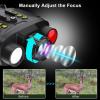 ISHARE 4K Night Vision Goggles 36MP, 8X Zoom Infrared for Hunting view 4