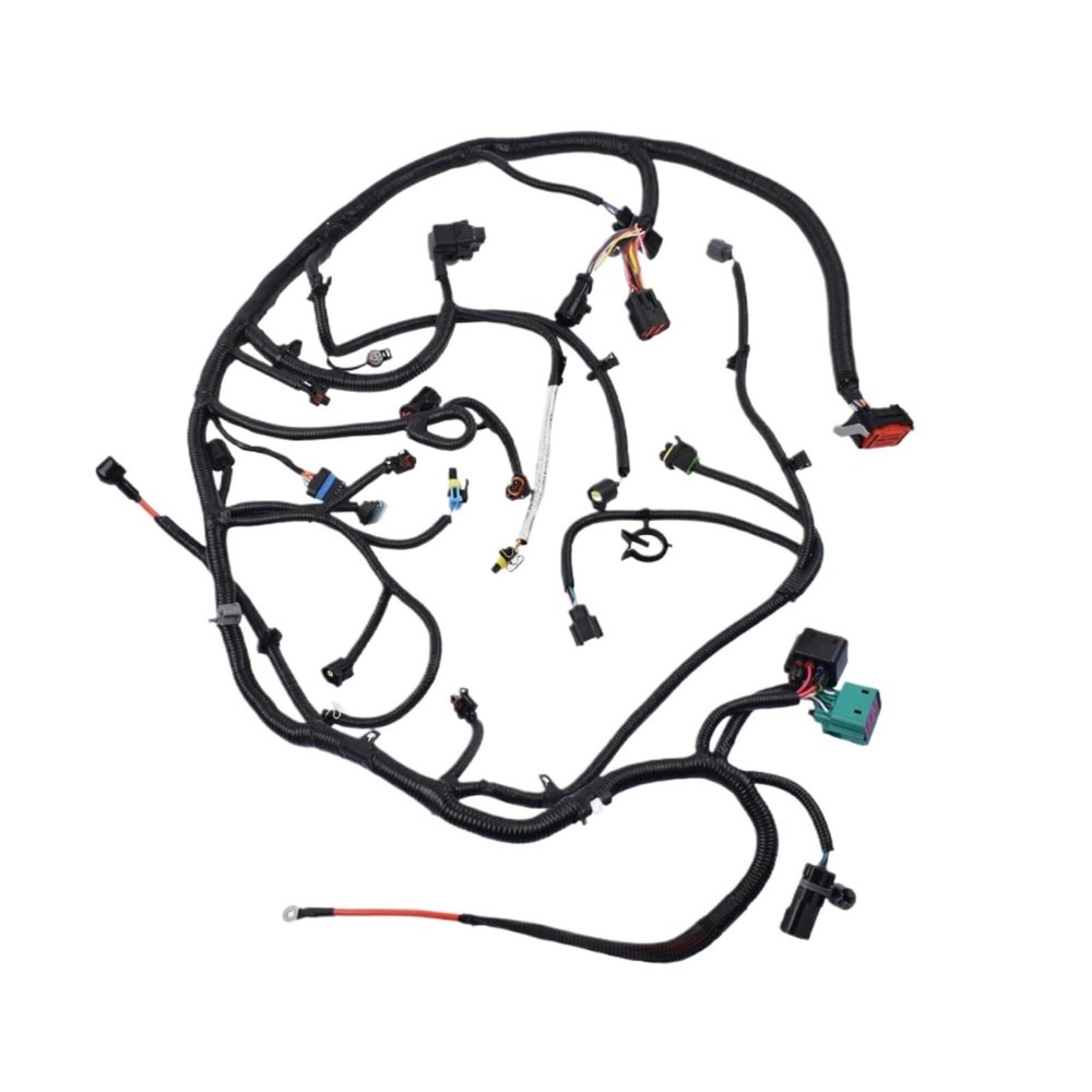 QTwnlop Engine Wiring Harness 5C3Z-12B637-BA 5C3Z12B637BA for Ford Super Duty Truck F-250 F-350 F-450 F-550 6.0L Replace Parts
