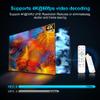 Android TV Stick 4K, 2025 TV Stick Android 14.0 2GB RAM 16GB ROM Ultra HD RK3518 CPU Supports Wi-Fi 6 2.4G/5G Wi-Fi Bluetooth 5.0 USB HDR10 with Bluetooth Voice Remote Control - White view 3