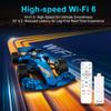 Android TV Stick 4K, 2025 TV Stick Android 14.0 2GB RAM 16GB ROM Ultra HD RK3518 CPU Supports Wi-Fi 6 2.4G/5G Wi-Fi Bluetooth 5.0 USB HDR10 with Bluetooth Voice Remote Control - White view 4
