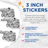 (3 Pack) Oklahoma Decals - Home State Love - Laptop Decals - 3 Inches On Longest Side - Easy Peel & Apply - Made in USA - 3MCS7849 view 2