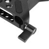15mm Camera Base Plate, Double Hole Pipe Quick Release Plate, Aluminum Alloy Camera Mounting Baseplate with 14/ and 38/ Inch Screws, Lightweight Hollow view 3